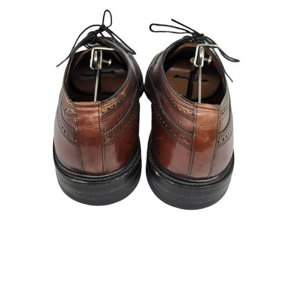 Vtg Freeman Flex-Free Leather Oxford Dress Shoes Leather Sole Mens 10D 822538 main image 2